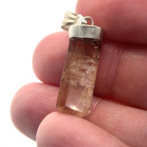 Precious Topaz 22.95ct Solid 925 Sterling Silver Pendant